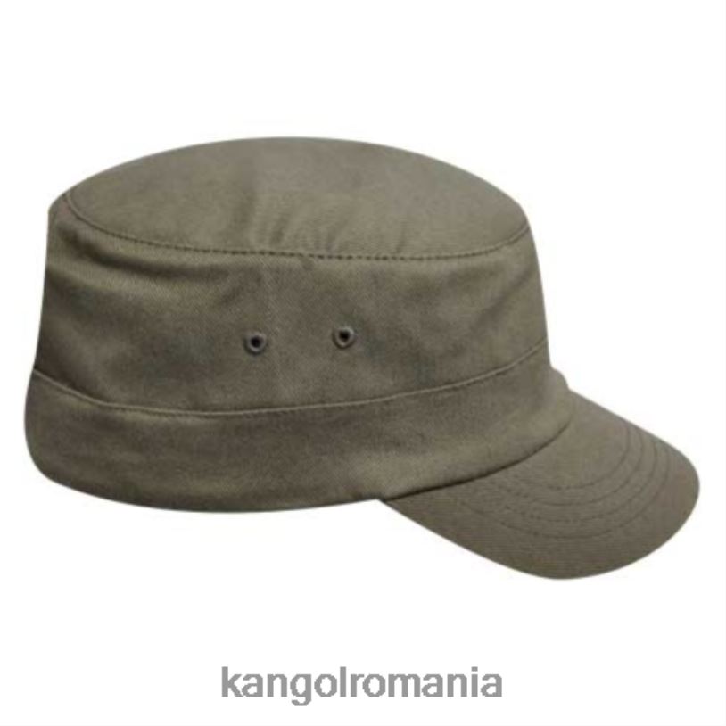 articole pentru cap | Kangol unisex verde șapcă armată din twill de bumbac 0VJ20261
