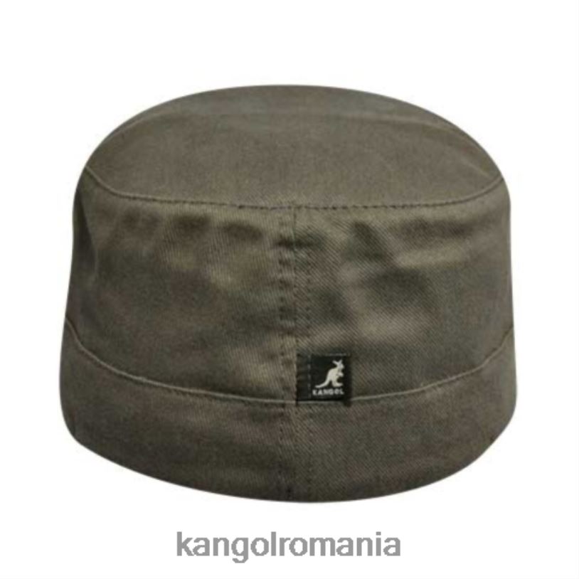 articole pentru cap | Kangol unisex verde șapcă armată din twill de bumbac 0VJ20261
