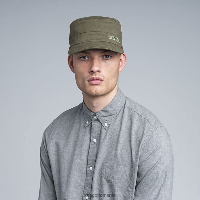 articole pentru cap | Kangol unisex verde șapcă armată din twill de bumbac 0VJ20261