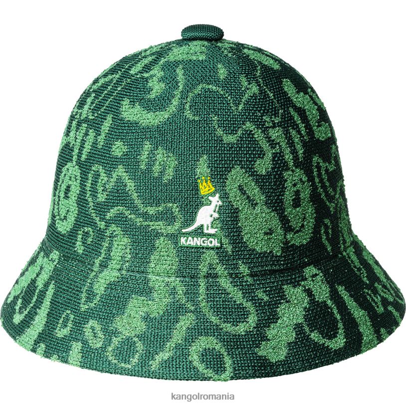 articole pentru cap | Kangol unisex verde gazon/verde master regele străzii casual 0VJ20476