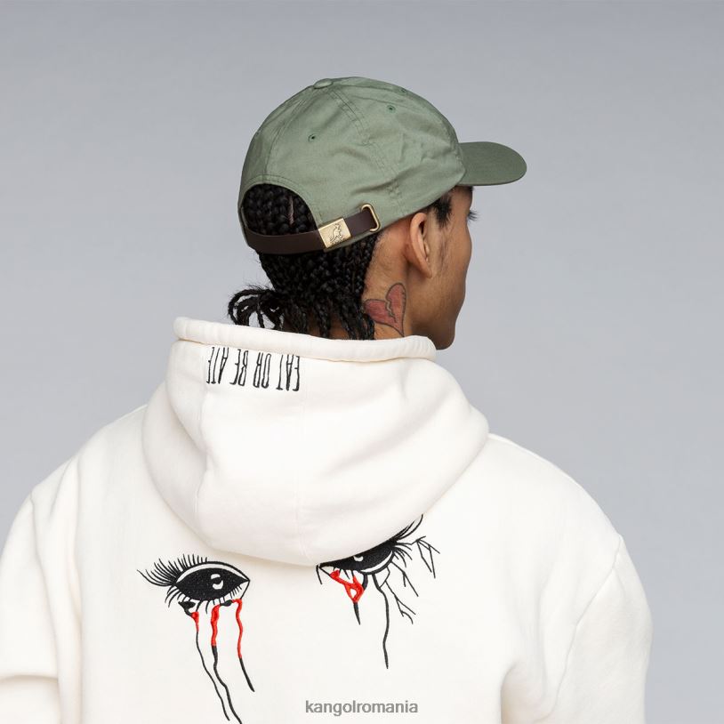 articole pentru cap | Kangol unisex verde ulei baseball spălat 0VJ20345