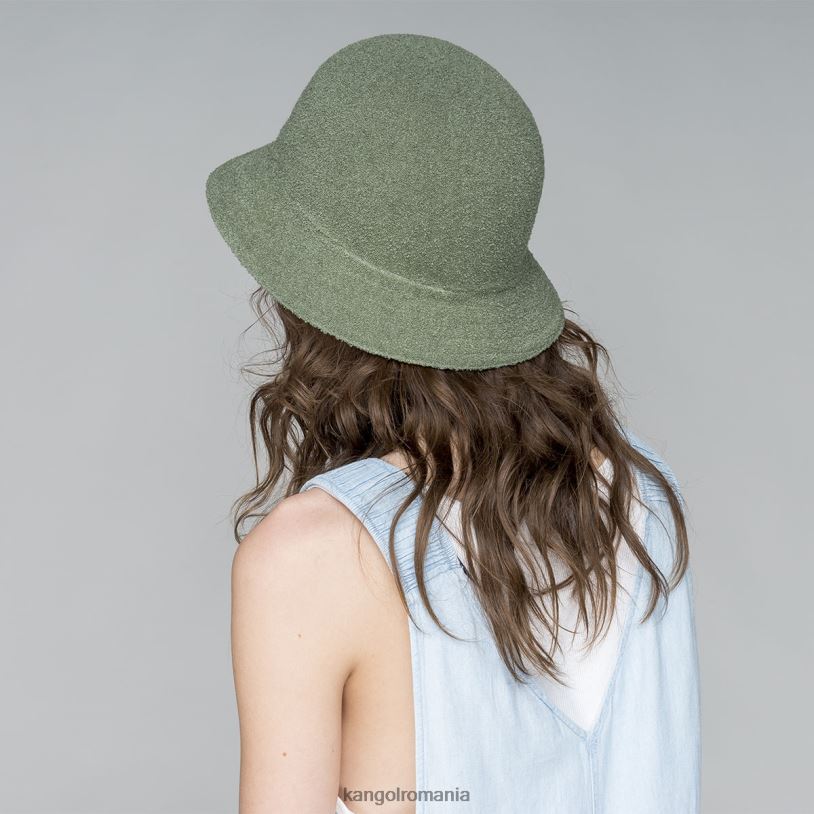 articole pentru cap | Kangol unisex verde ulei/caisă caldă flip it reversibil casual 0VJ20507