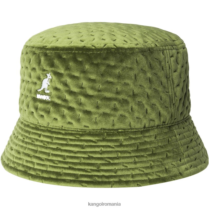 articole pentru cap | Kangol unisex verde ulei coș de gunoi matlasat 0VJ20681