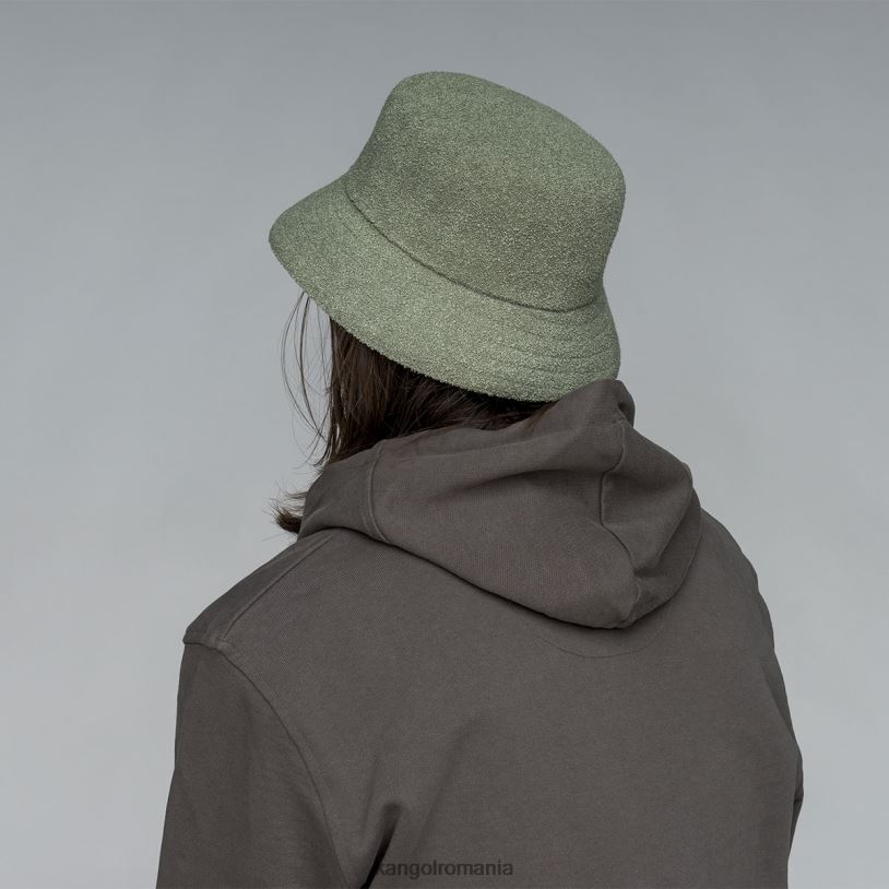 articole pentru cap | Kangol unisex verde ulei găleată pentru bermude 0VJ20624