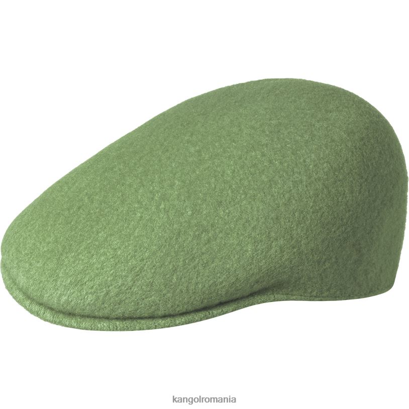 articole pentru cap | Kangol unisex verde ulei lână fără cusături 507 0VJ20250