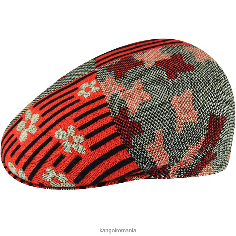 articole pentru cap | Kangol unisex verde ulei/vișiniu strălucire natură flip 504 0VJ2048