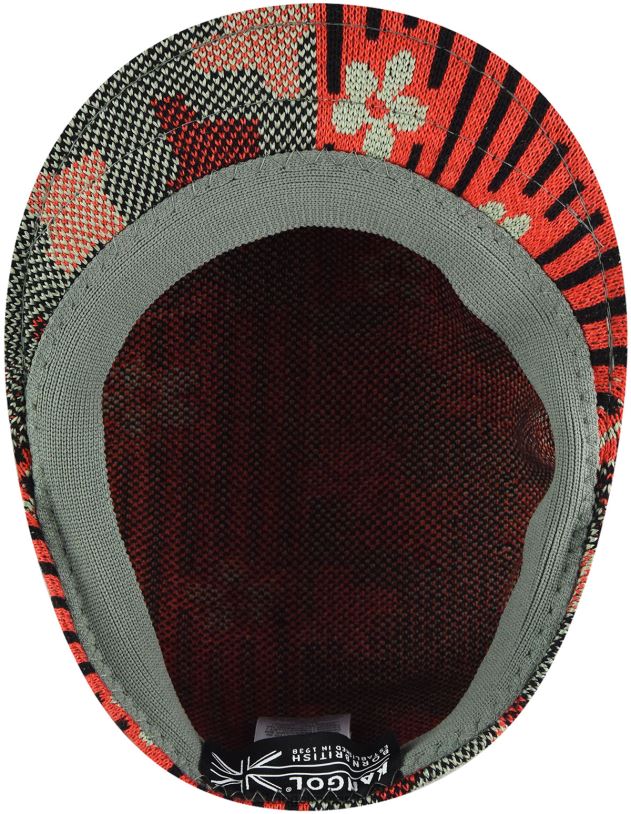 articole pentru cap | Kangol unisex verde ulei/vișiniu strălucire natură flip 504 0VJ2048