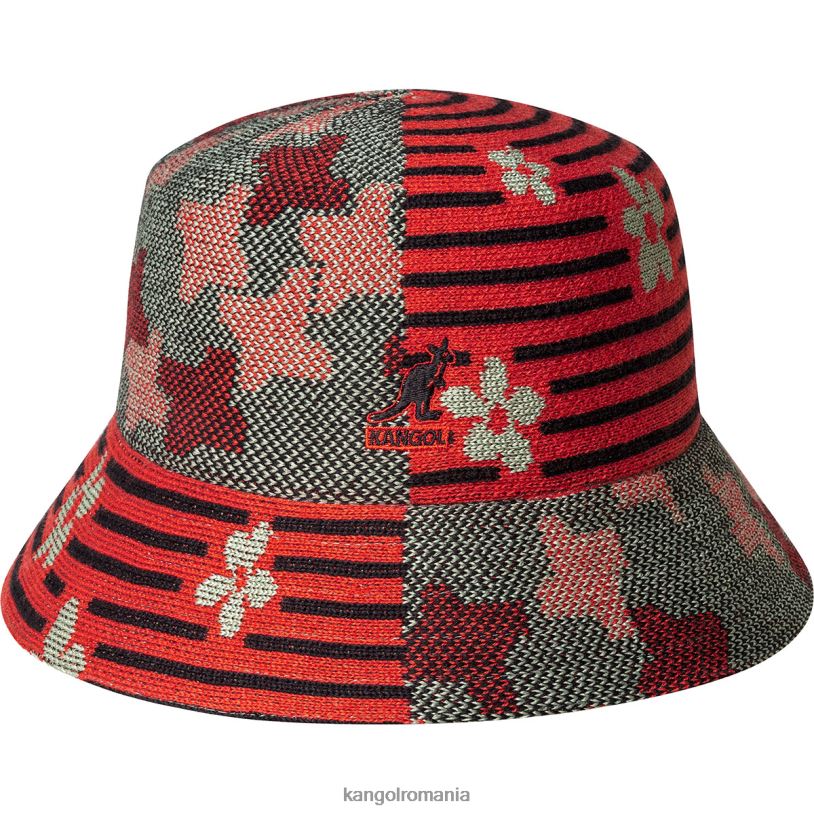 articole pentru cap | Kangol unisex verde ulei/vișiniu strălucire nature flip lahinch 0VJ20568