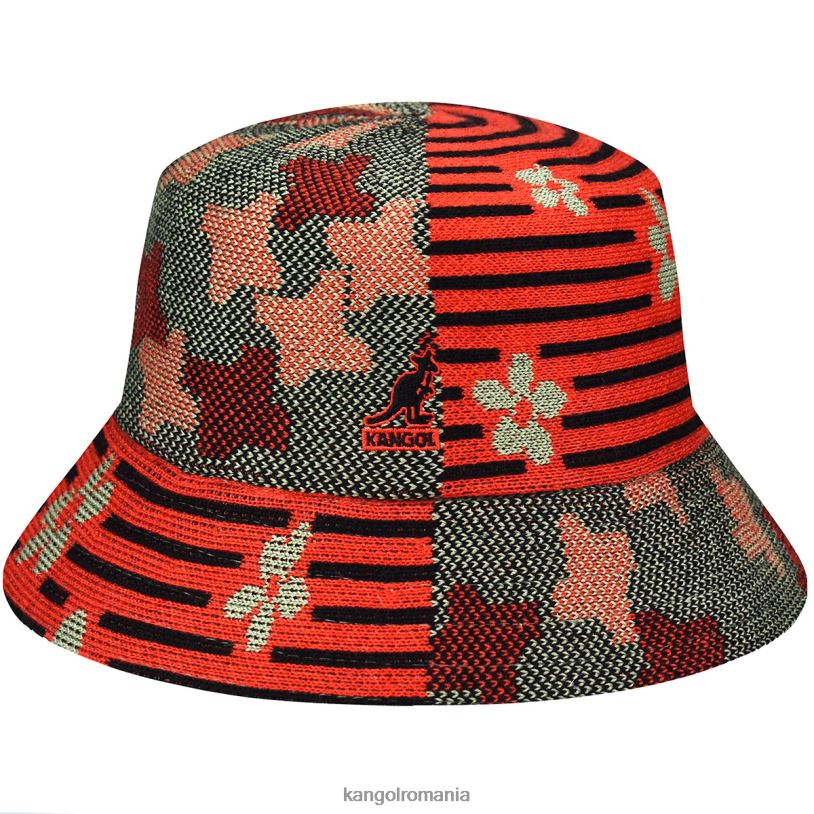 articole pentru cap | Kangol unisex verde ulei/vișiniu strălucire nature flip lahinch 0VJ20568