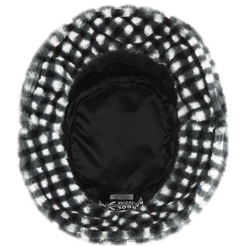 articole pentru cap | Kangol unisex vichy negru găleată din blană artificială 0VJ20710