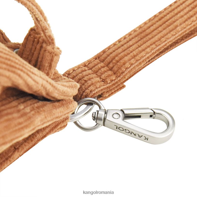 accesorii | Kangol unisex maro breloc mini geantă găleată din catifea 0VJ201246