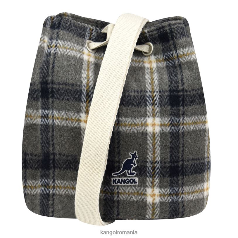 accesorii | Kangol unisex carouri gri geantă checker ii 0VJ20971