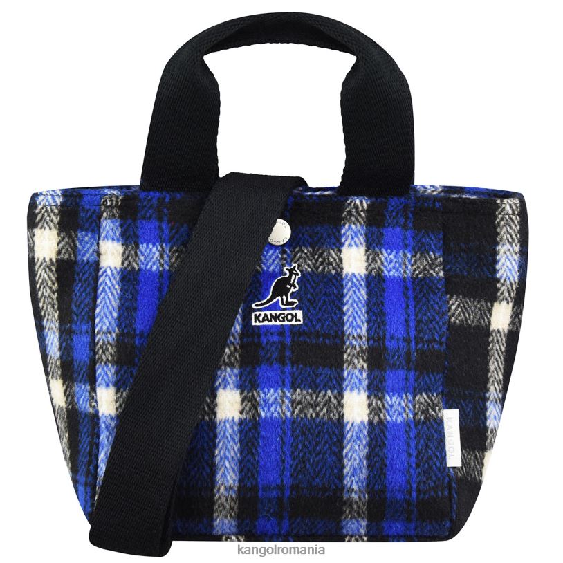 accesorii | Kangol unisex carouri bleumarin geantă tote checker ii 0VJ20973