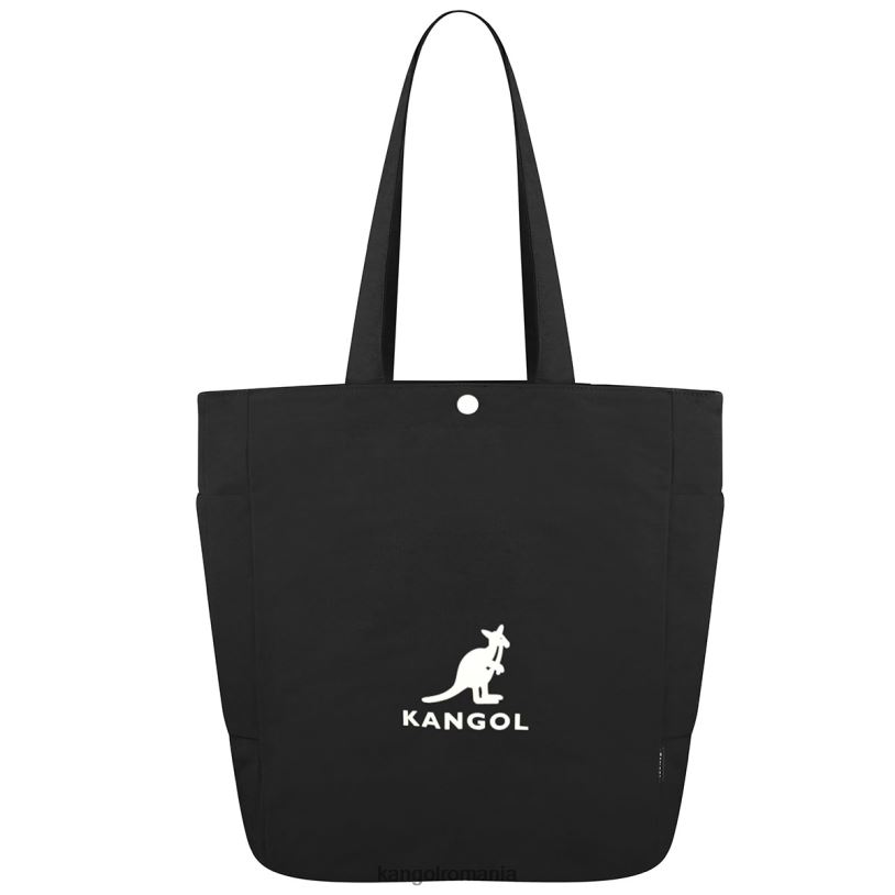 accesorii | Kangol unisex negru/alb tote jerry pentru cumpărători 0VJ20969