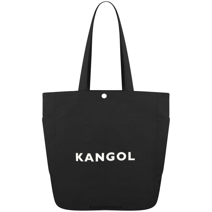 accesorii | Kangol unisex negru/alb tote jerry pentru cumpărători 0VJ20969