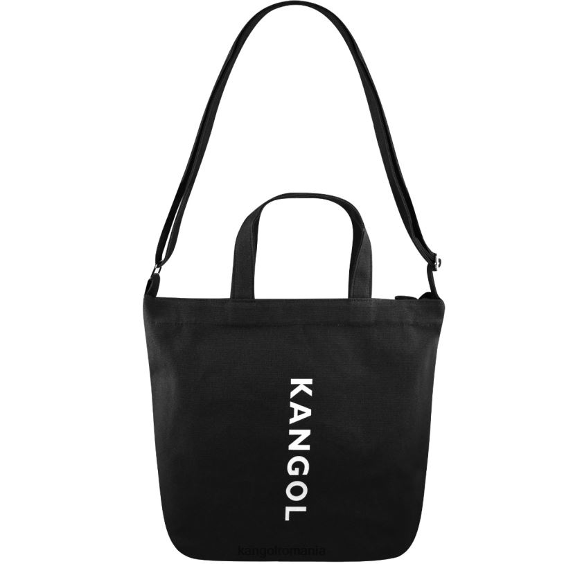 accesorii | Kangol unisex negru geantă tote medie zippi ecologică 0VJ20935