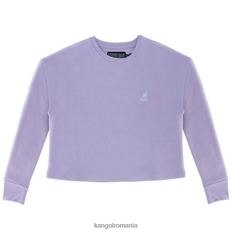 îmbrăcăminte | Kangol femei aer liber crop top de bază din lână 0VJ201173