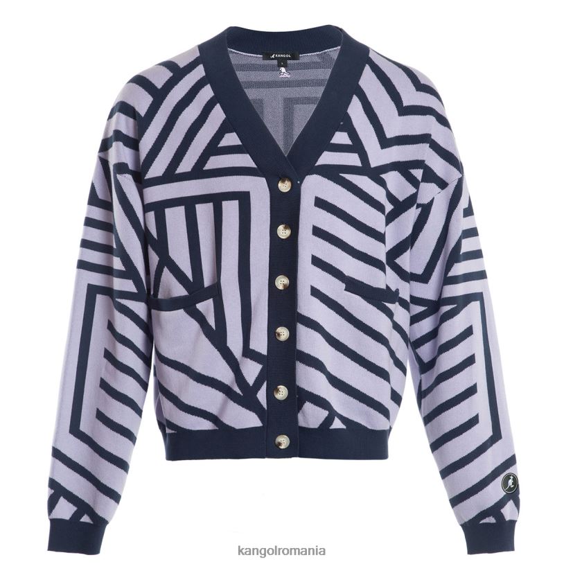 îmbrăcăminte | Kangol unisex abanos/lavandă cardigan graffiti 0VJ201210
