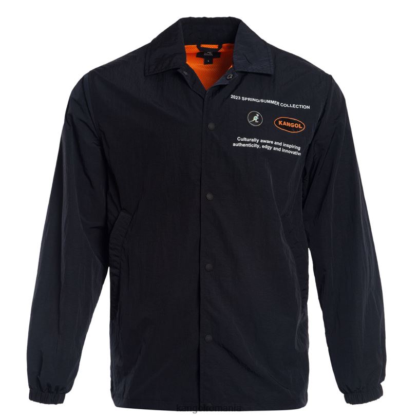 îmbrăcăminte | Kangol unisex negru jacheta din lumea asta 0VJ201202