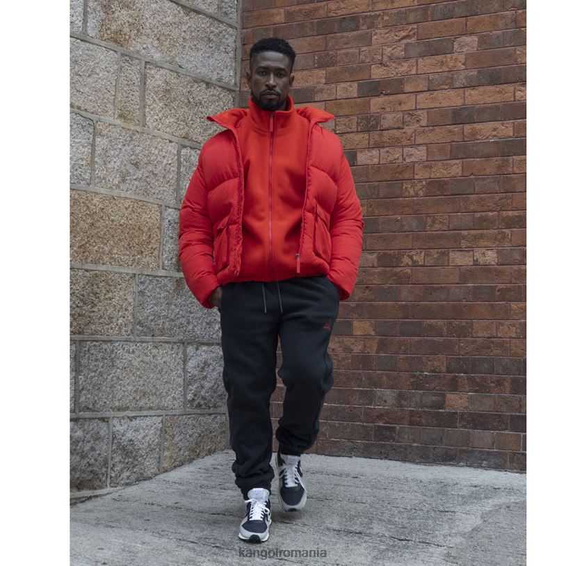 îmbrăcăminte | Kangol unisex stacojiu flacără jachetă cu buzunar plasture 0VJ201231