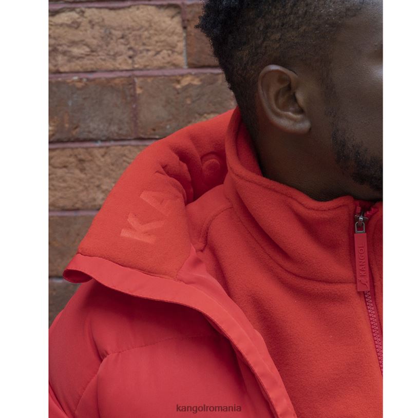 îmbrăcăminte | Kangol unisex stacojiu flacără jachetă cu buzunar plasture 0VJ201231