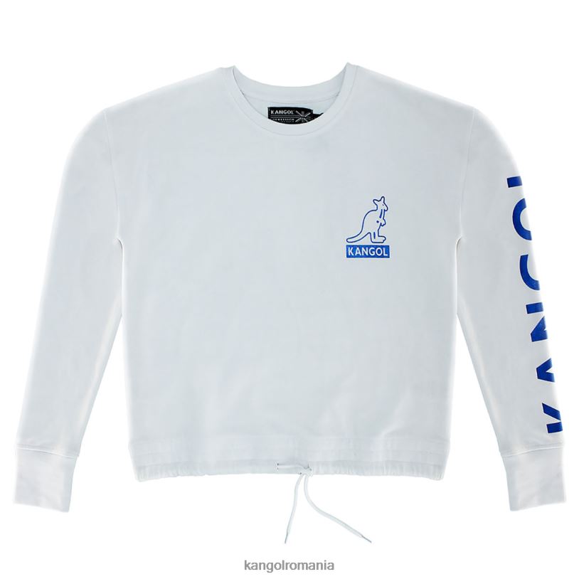 îmbrăcăminte | Kangol unisex alb popover crop de folie 0VJ201220