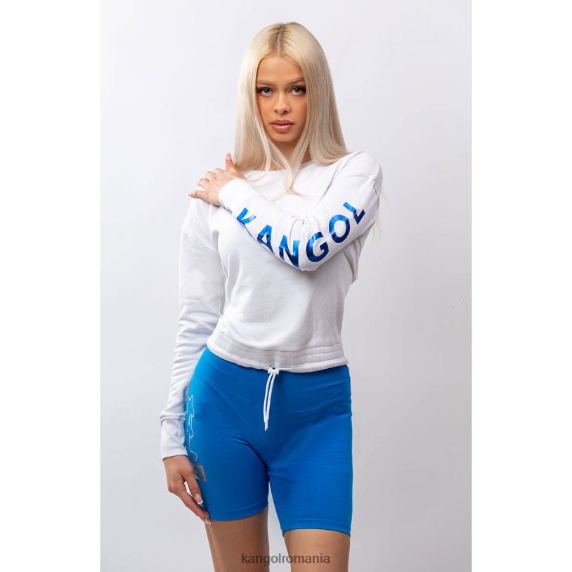 îmbrăcăminte | Kangol unisex alb popover crop de folie 0VJ201220