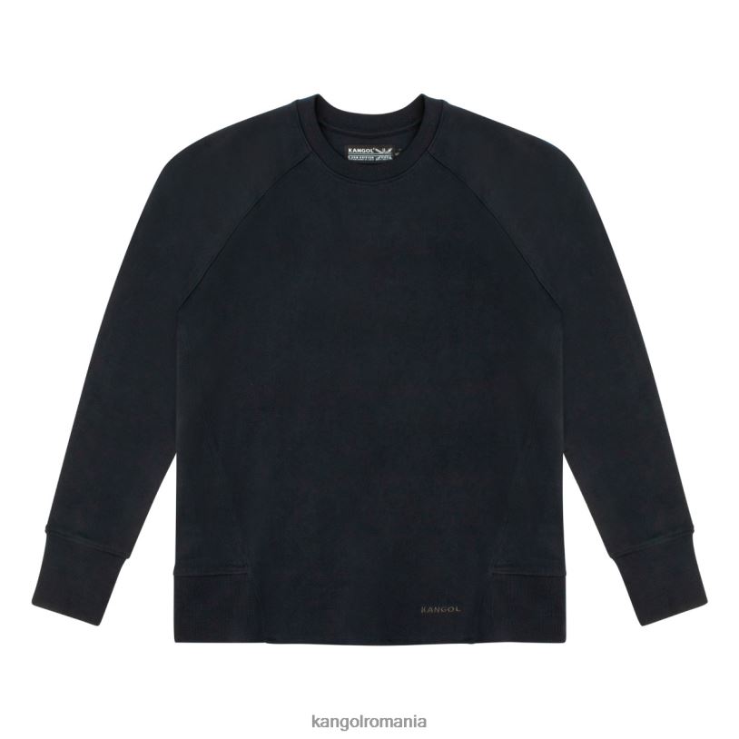 îmbrăcăminte | Kangol unisex antracit negru pulover perfect pentru echipaj 0VJ201189