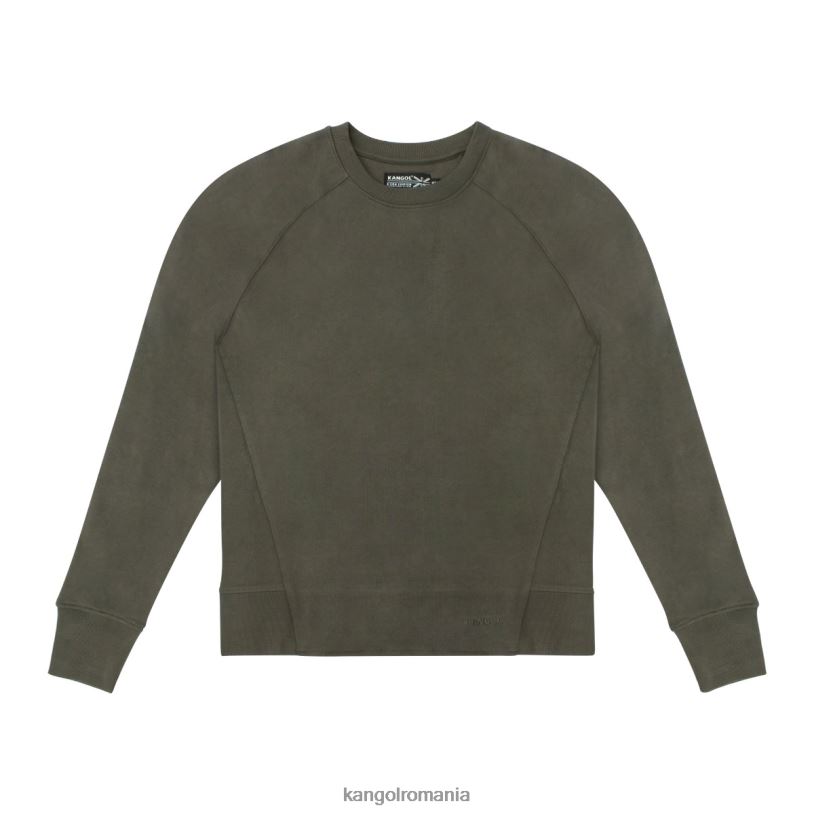 îmbrăcăminte | Kangol unisex cărbune de beluga pulover perfect pentru echipaj 0VJ201190