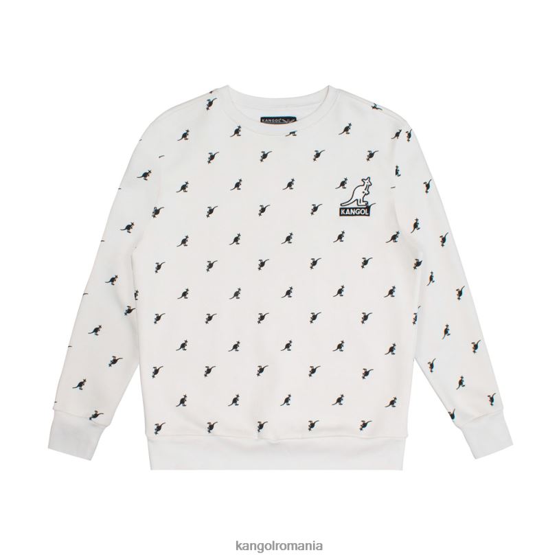 îmbrăcăminte | Kangol unisex combo alb aop popover 0VJ201098