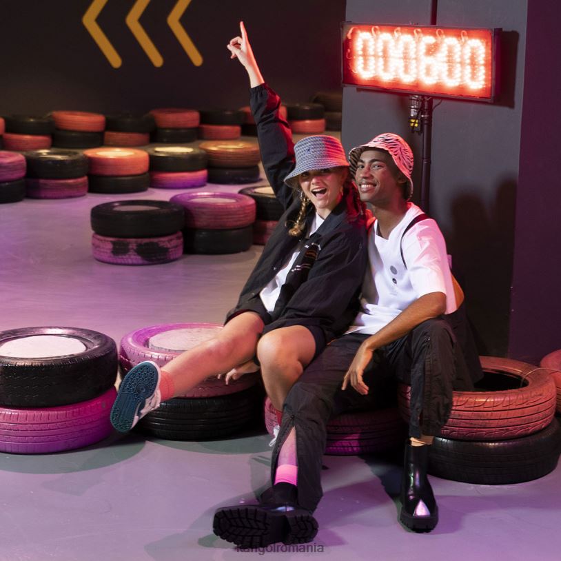 îmbrăcăminte | Kangol unisex alb tricou grafic space man 0VJ201208