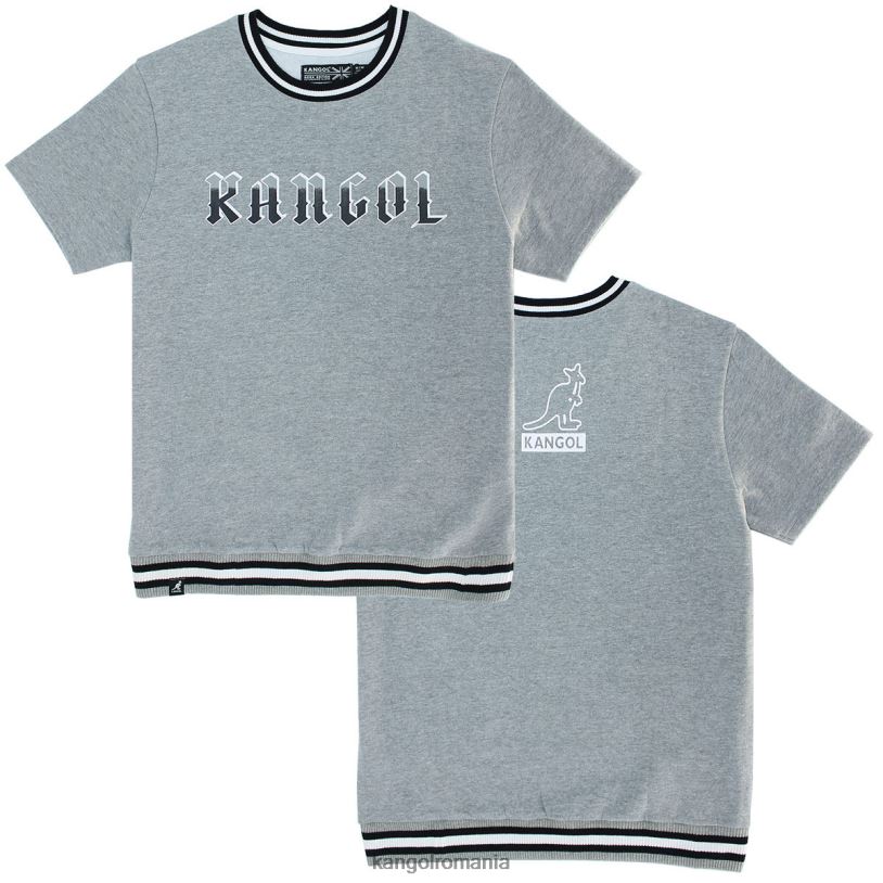 îmbrăcăminte | Kangol unisex amestec gri tricou de baschet pentru ziua jocului 0VJ201108