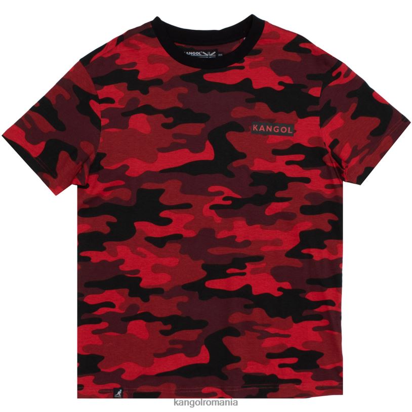 îmbrăcăminte | Kangol unisex camo roșu tricou camo 0VJ201222