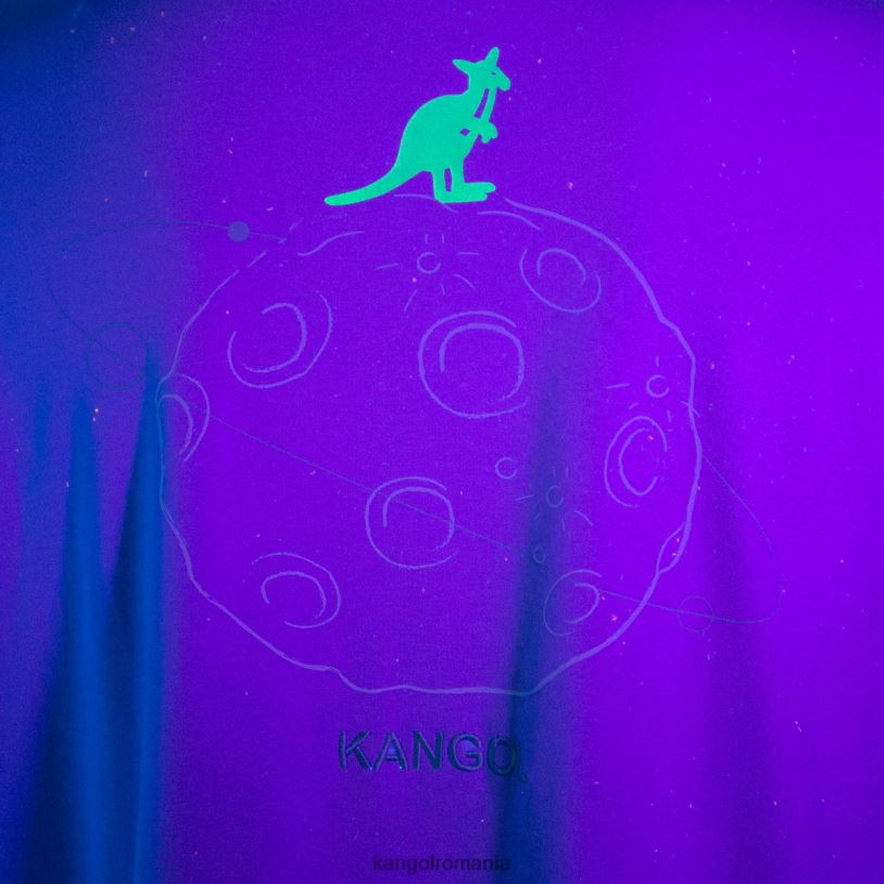 îmbrăcăminte | Kangol unisex lavandă tricou grafic orbita spațială 0VJ201197