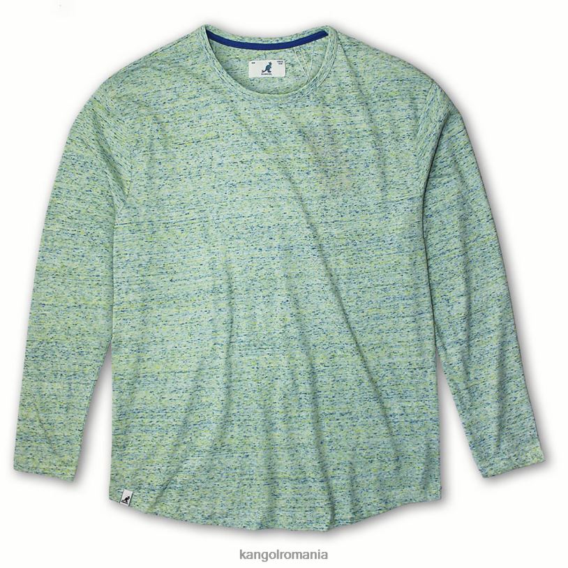 îmbrăcăminte | Kangol unisex mentă tricou cu mânecă lungă tri-marl 0VJ201243