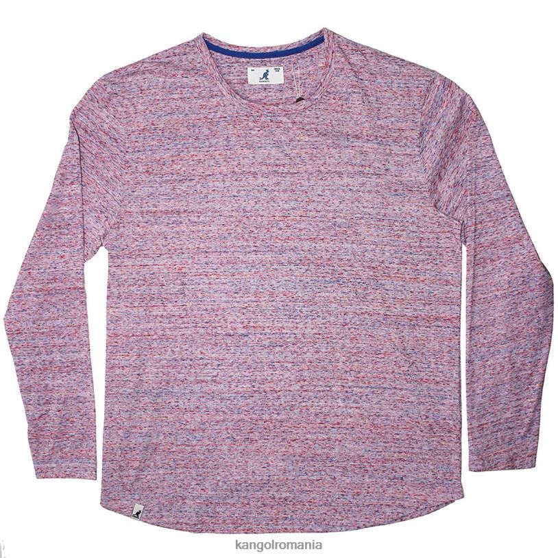 îmbrăcăminte | Kangol unisex roz tricou cu mânecă lungă tri-marl 0VJ201244