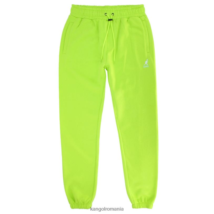 pantaloni | Kangol bărbați evidențiați verde jogger brodat 0VJ201063