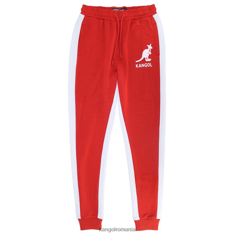 pantaloni | Kangol bărbați roșu ecvestru pantaloni de șosea french terry 0VJ201034