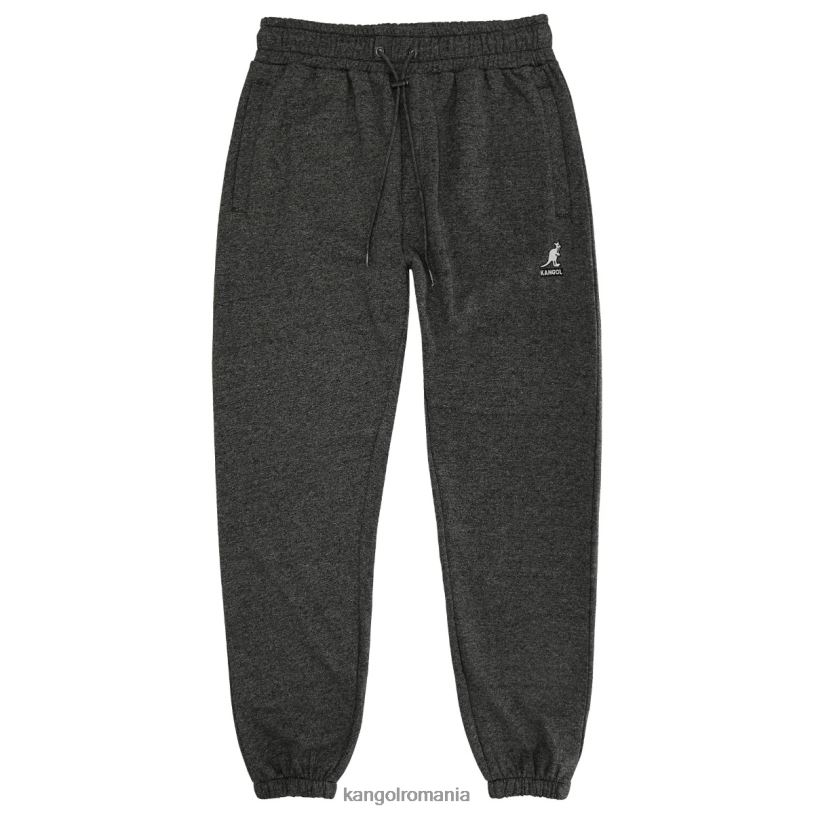 pantaloni | Kangol bărbați siro negru jogger brodat 0VJ201061