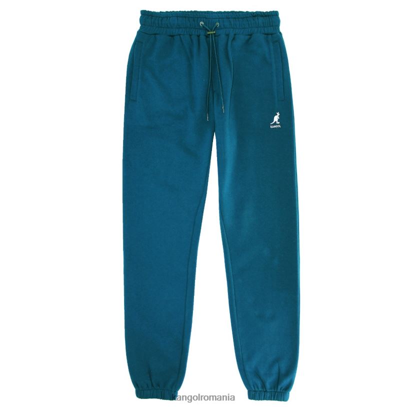 pantaloni | Kangol bărbați teal jogger brodat 0VJ201059