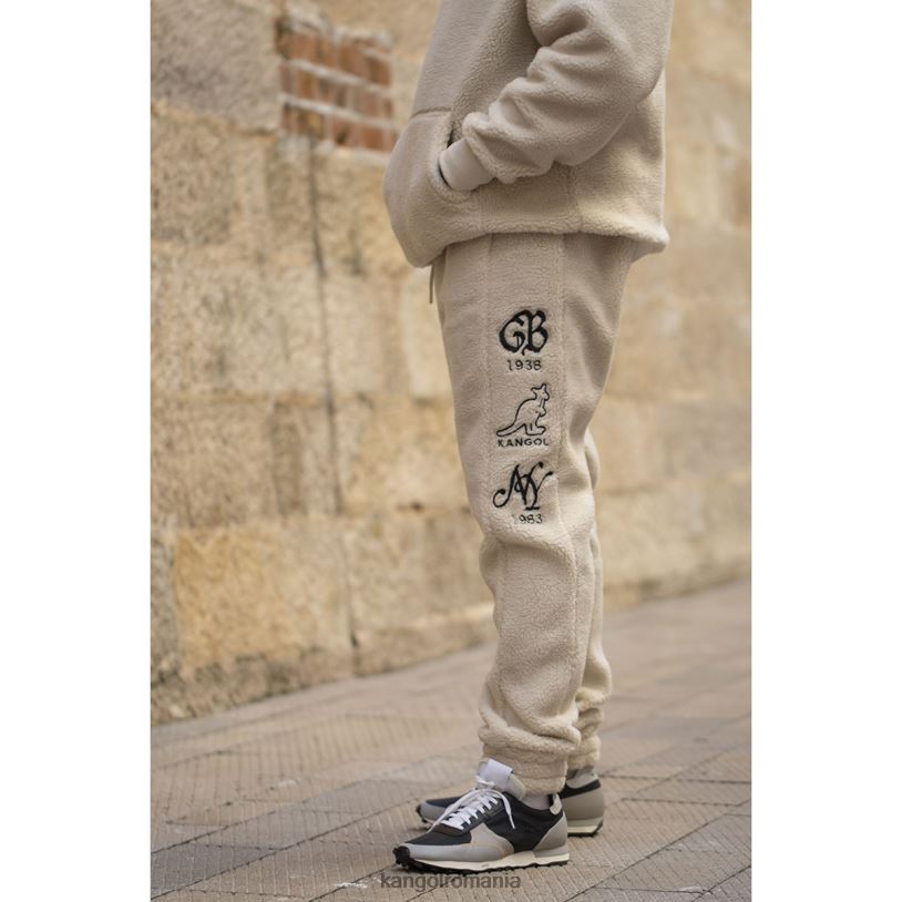 pantaloni | Kangol unisex bej jogger sherpa 0VJ201082