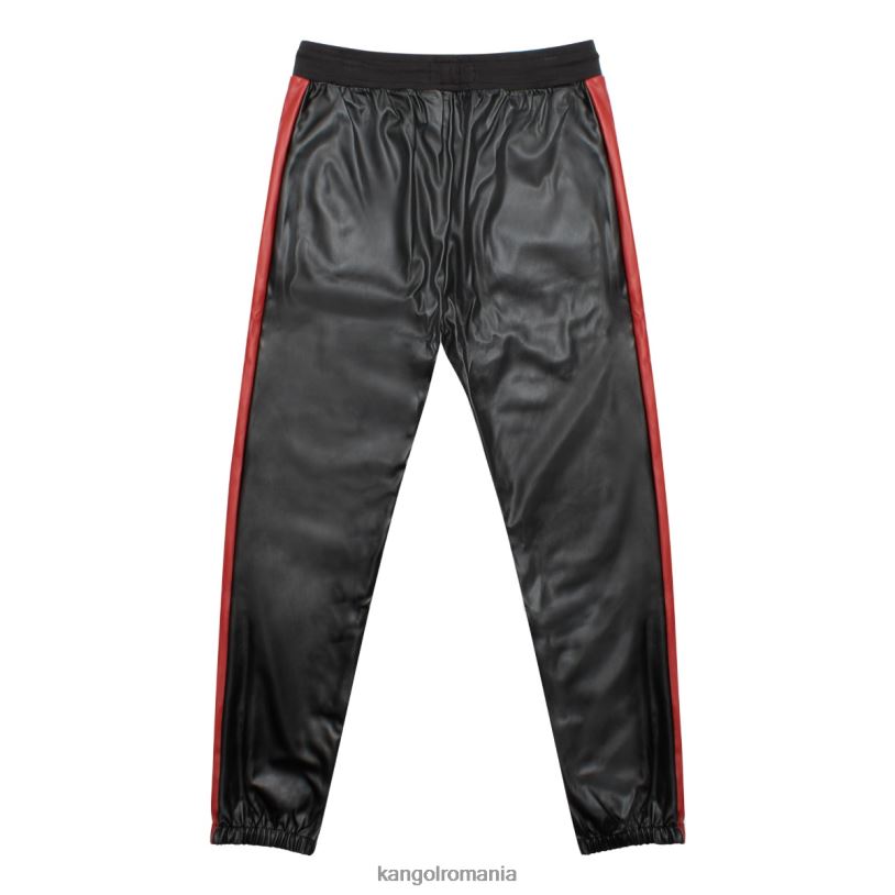 pantaloni | Kangol unisex frumusete neagra pantaloni de jogging din piele vegani 0VJ201065