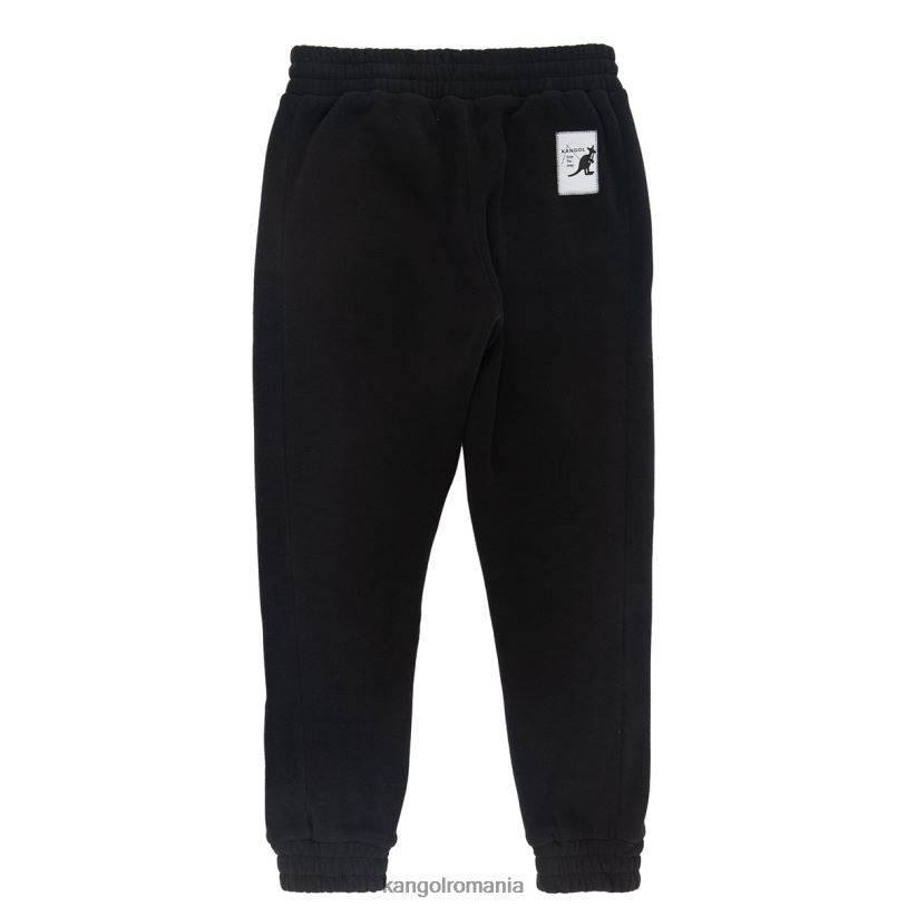 pantaloni | Kangol unisex jet negru jogger din lână 0VJ201083