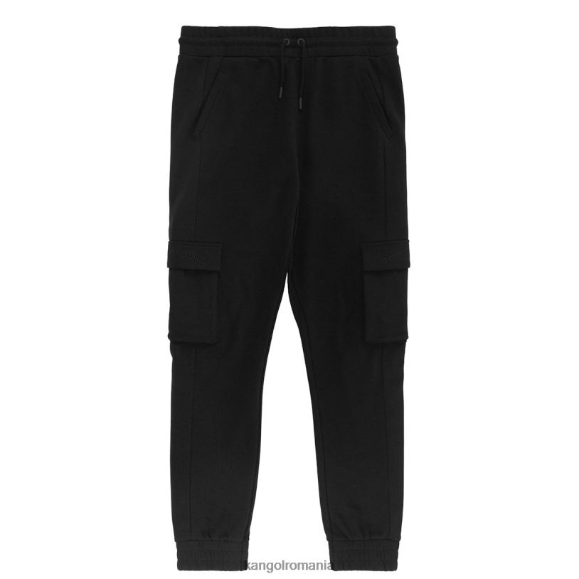 pantaloni | Kangol unisex jet negru jogger interlock 0VJ201080