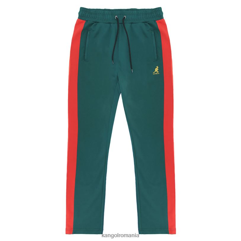 pantaloni | Kangol unisex smarald/rosu pantaloni de sport retro 0VJ201041