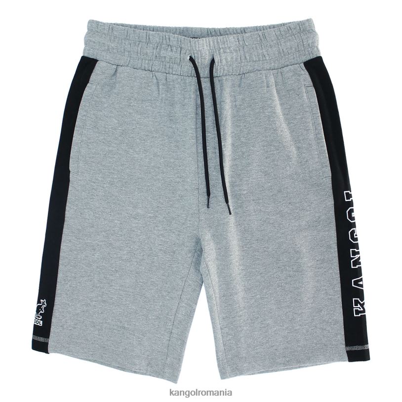 pantaloni | Kangol bărbați gri/negru pantaloni scurți de tenis 0VJ201076