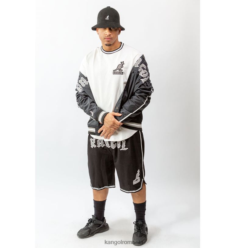 pantaloni | Kangol unisex negru pantaloni scurți de baschet pentru ziua jocului 0VJ201007