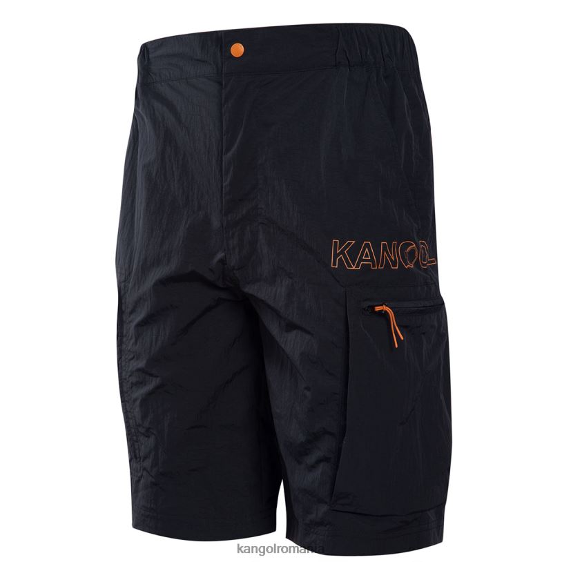 pantaloni | Kangol unisex negru pantaloni scurți din lumea asta 0VJ20994