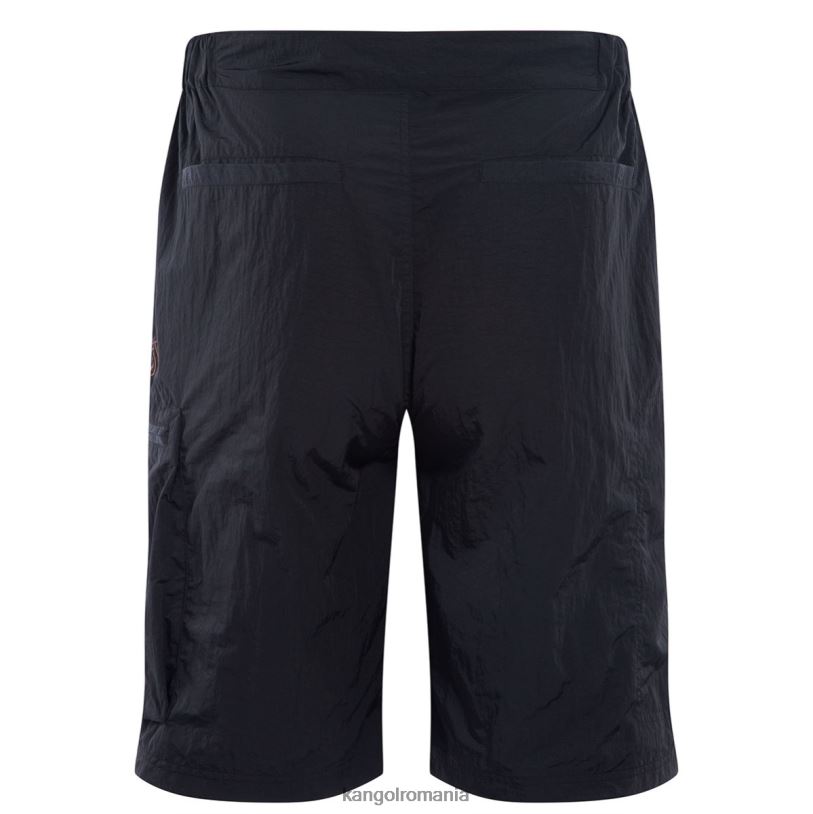 pantaloni | Kangol unisex negru pantaloni scurți din lumea asta 0VJ20994