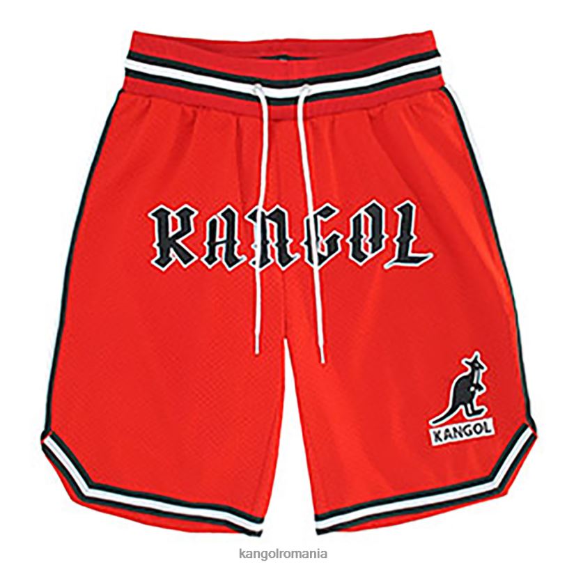 pantaloni | Kangol unisex roșu pantaloni scurți de baschet pentru ziua jocului 0VJ201009